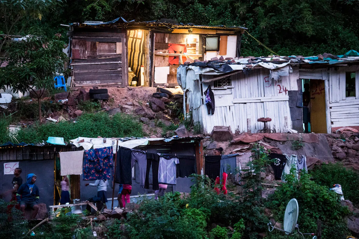 Informal settlement houses